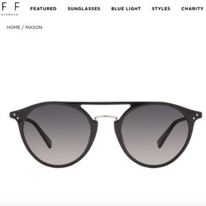 DIFF Eyewear Mason black + dark smoke polarized le